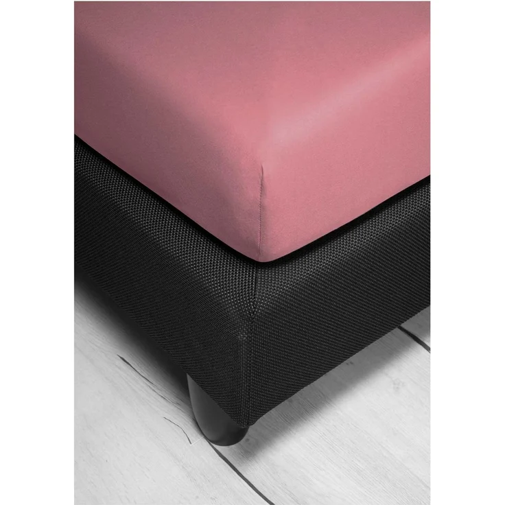 Irisette Frottier-Stretch Betttuch Orion 0009 fraise 150x200 cm 9-61 fraise – Bild 5