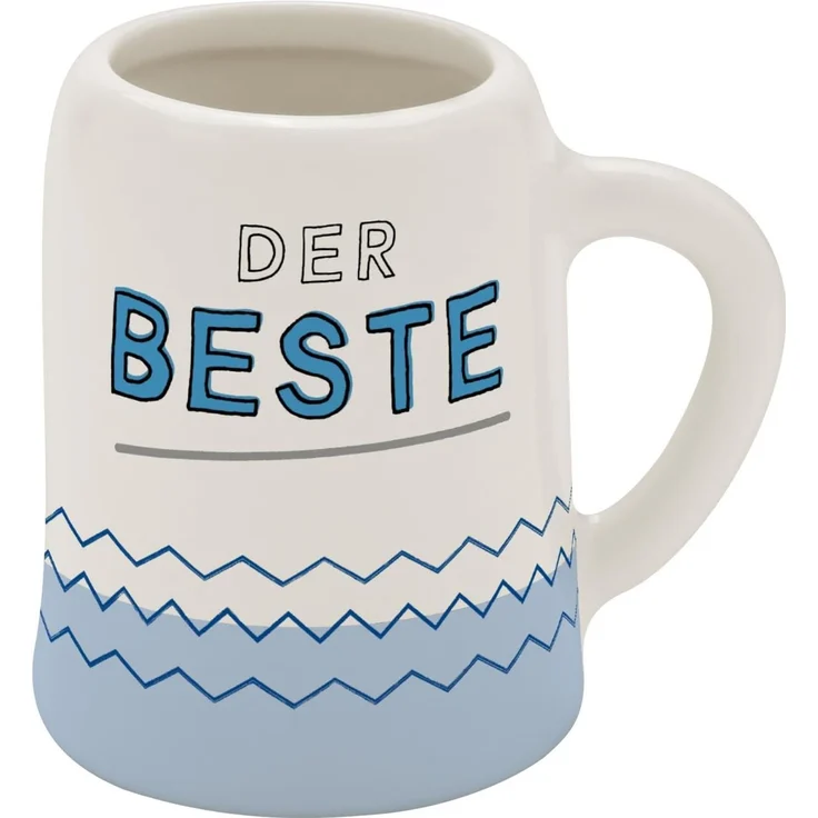 Schnapskrug Schnapsglas Stamper Keramik Sheepworld DER BESTE 73834 – Bild 1