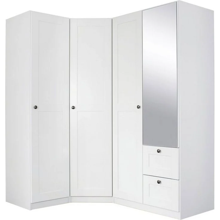 rauch Schrank-Set Skagen, (3-St), Eckschrank, 1- und 2-trg. Schrank mit Schubkästen und Spiegel – Bild 4