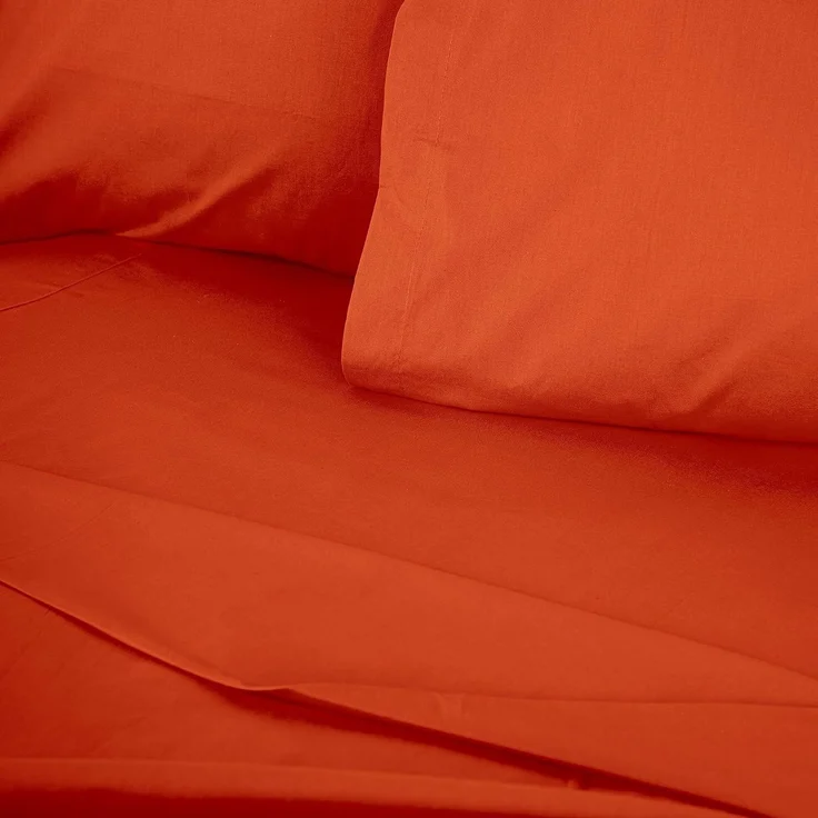 L'essentiel Maison 'Tonne Orage - True' Ranforce King Spannbettlaken (FR) (IT) (ES) (DE), Zimt, 200+30 x 160 cm – Bild 3