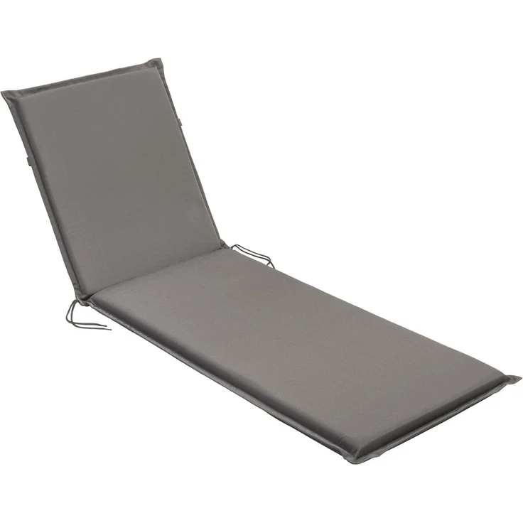 Sleepling Liegenauflage waschbar, Polyester grau, 193 x 58 x 6 cm – Bild 1
