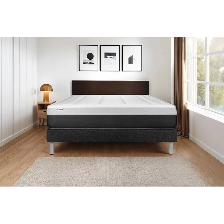 Matratzenset VITAL FORM 200 x 200 cm Bettrahmen Kit schwarz – Bild 1