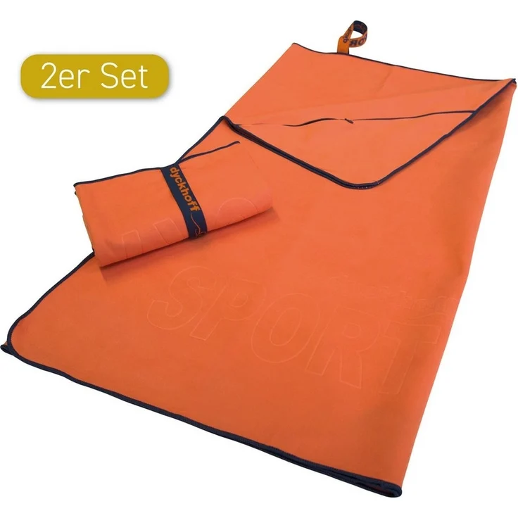 Dyckhoff Sporthandtuch Mikrofaser Sporttuch, Microfaser (2-St), auch als 2er Set erhätlich – Bild 1