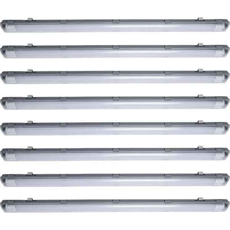 8er Set LED Wannenleuchten, neutralweiß L 156 cm, VT-15022 – Bild 1