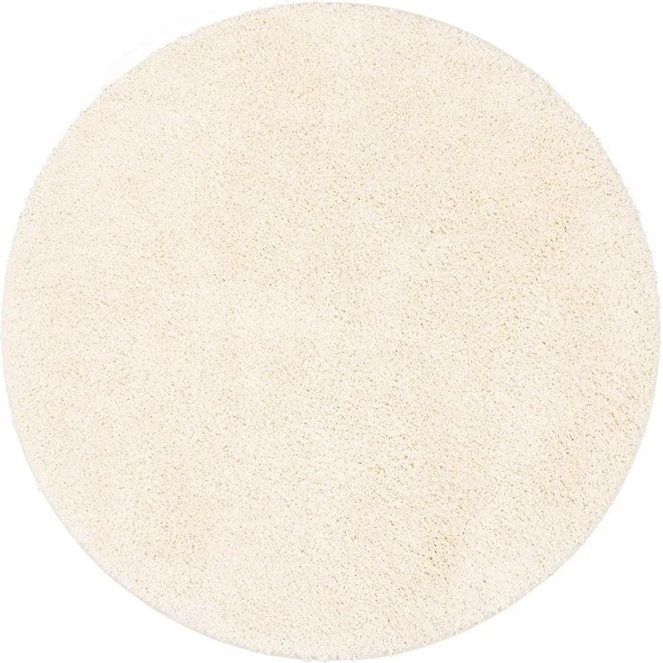Snapstyle Hochflor-Teppich Milano, Luxus Langflor Teppich in mehreren Farbvarianten, Rund, Höhe: 43 mm