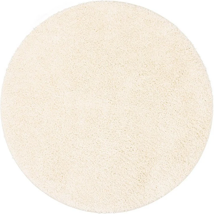 Snapstyle Hochflor-Teppich Milano, Luxus Langflor Teppich in mehreren Farbvarianten, Rund, Höhe: 43 mm