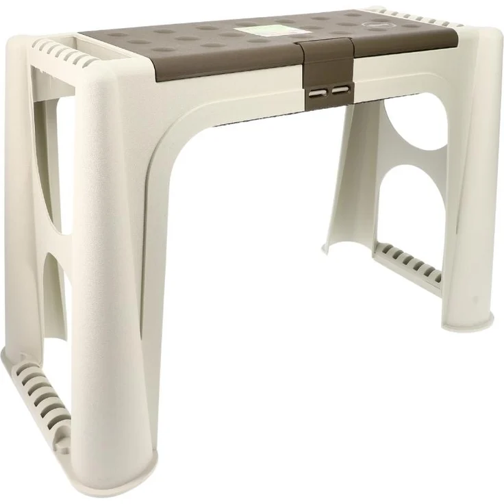 Kniebank 2in1 Kniekissen Garten Bank Sitzhocker Gartenkniebank Stauraum Kniehocker Gartenarbeit Gartenhocker mit Aufstehhilfe – Bild 1