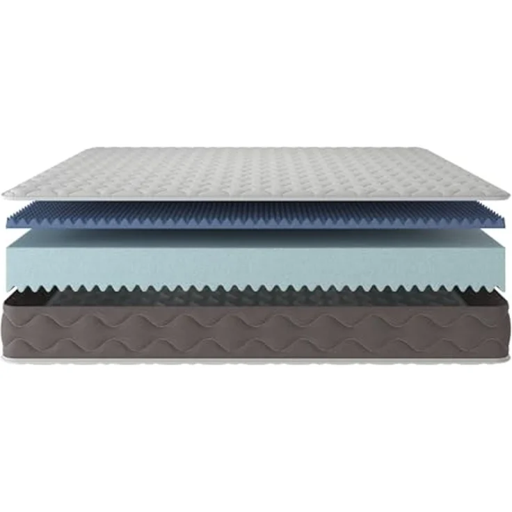 Talamo Italia - Altare-Einzelmatratze, Memory Foam-Matratze, ergonomische Matratze, milbenhemmende und hypoallergene Matratze, 100% Made in Italy, 80 x 200 x 21 cm – Bild 7