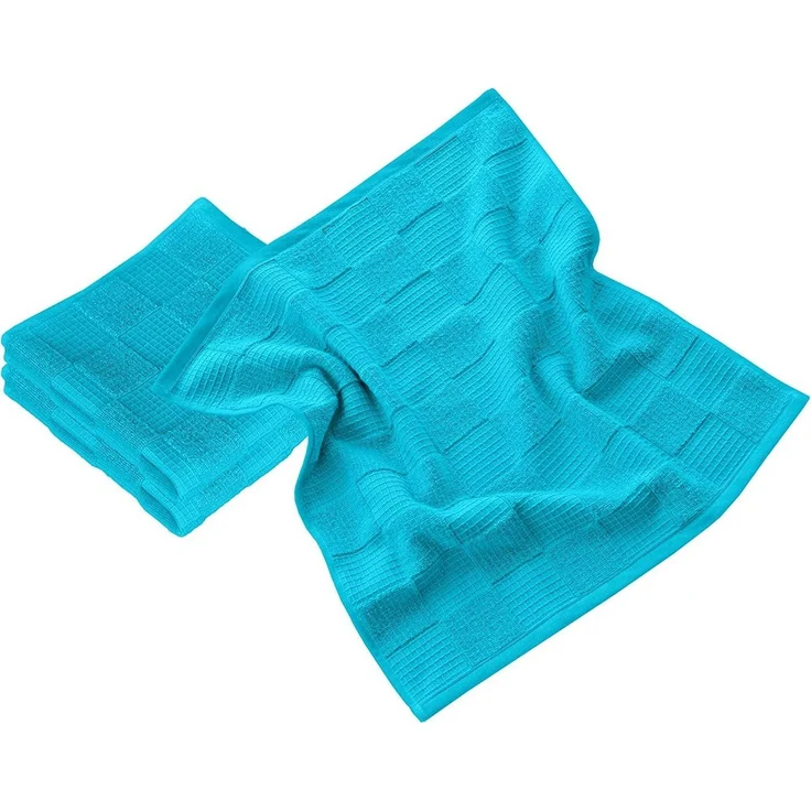 Lashuma Geschirrtuch Lissabon, (Set, 3-tlg), Abtrockentücher aus Baumwolle 50x50 cm blau – Bild 1