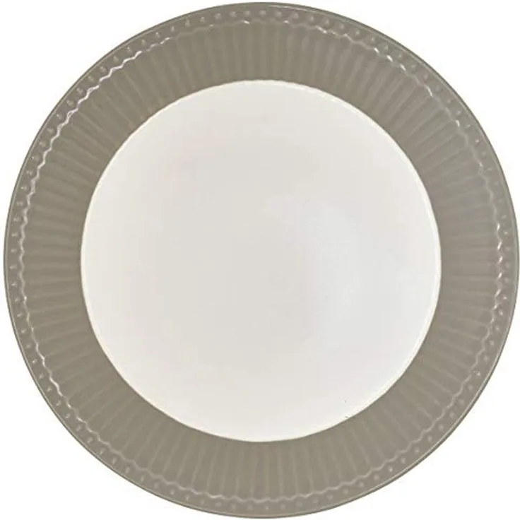 Greengate Frühstücksteller Alice Frühstücksteller warm grey 23 cm