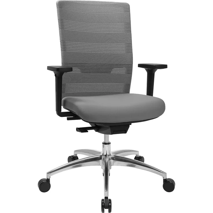 Topstar Sitness Airwork Alu inkl. höhenverstellbare Armlehne grau