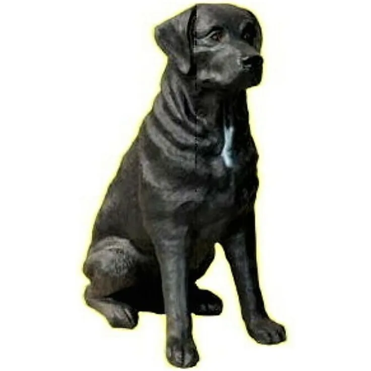 XL Premium Labrador in lebensgross 70cm hoch Hund Garten Deko-Figur lebensecht