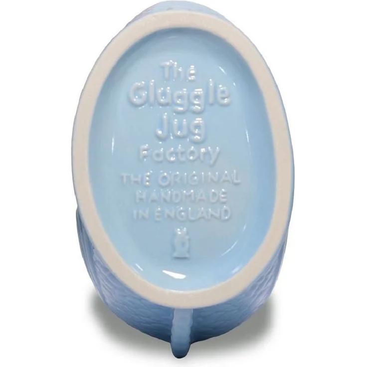 Gluckigluck Wasserkaraffe, (Original Gluggle Jug aus England), mit Gluckergeräusch, handgefertigt, ikonisches Fisch-Design, 1,2 L – Bild 3
