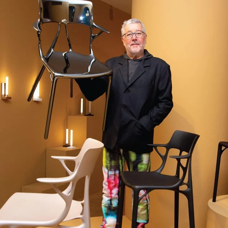 2er Set A.I. Barhocker schwarz – Bild 7
