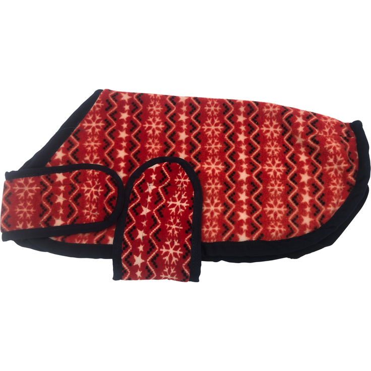 Horse Guard Weihnachten Hundedecke Hundemantel Weihnachtsoutfit rot Hund Pullie – Bild 2