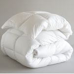 KNERST Federbettdecke Federbettdecke Winter mit Daunen & Federn, Füllung: 90% Federn und 10% Daunen, Baumwollbezug, gleichmäßige Wärmeverteilung, Kassetten Federbett