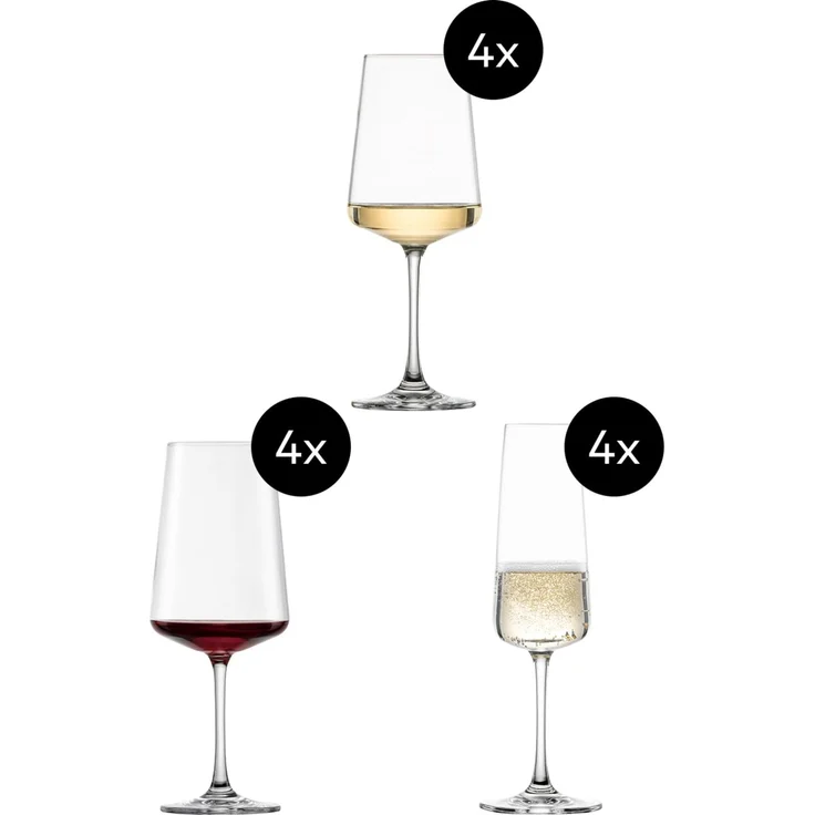 Schott Zwiesel MioVino Wein- & Sektgläser Set 12-teilig – Bild 2
