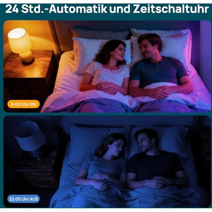 Linkind Matter smart glühbirne E27, 1600lm smart homekit lampe (104 Szenen) 14W ersetzt 100W WLAN LED Lampe RGBTW 2,4-GHz kompatibel Apple HomeKit/Alexa/Siri/Google/SmartThings, 4 Stück – Bild 6