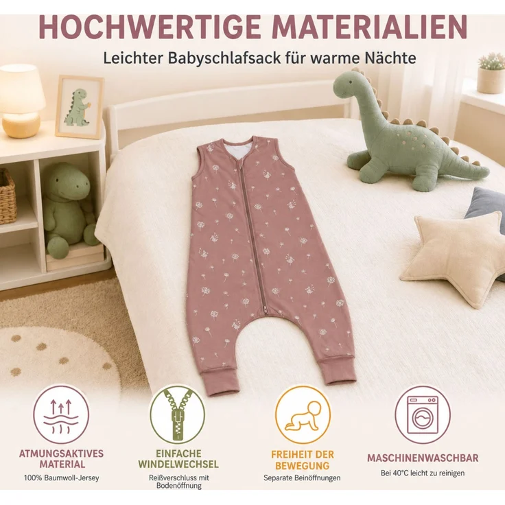 Fillikid Sommerschlafsack mit Beinen Exklusiv – Bild 7