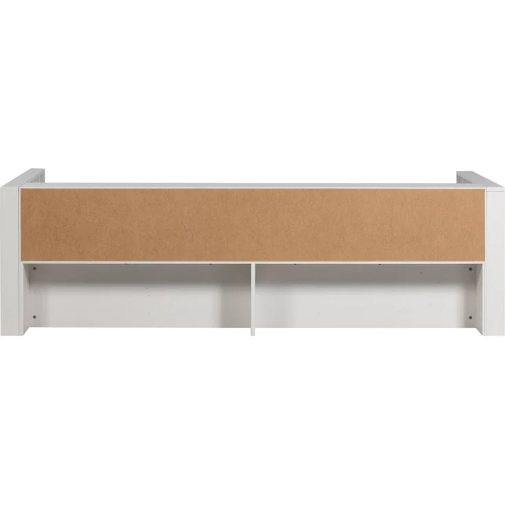 Bettgestell Carter aus FSC-Kiefer, modern mit Stauraum, weiß lackiert, 215 x 118 x 67 cm – Bild 5