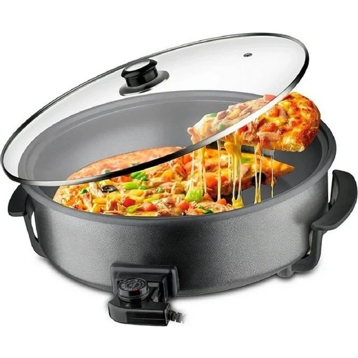 XL Elektro Multipfanne Pizzapfanne Pfanne Ø 42cm Rungassi PZP42 – Bild 3