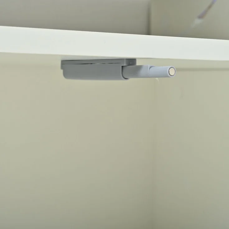 TV-Möbelset mit LED-Beleuchtung, Hochglanzfronten, für TV bis ca. 80 Zoll, 180x40x45 cm, Weiß – Bild 9
