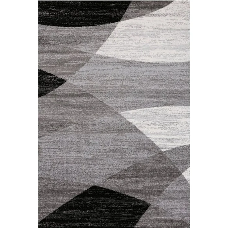Vimoda Läufer Wohnzimmer Teppich Kurzflor, geometrisches Look, Rechteckig, Höhe: 5 mm, Läufer Moderner Meliert Muster für Küche und Schlafzimmer – Bild 4