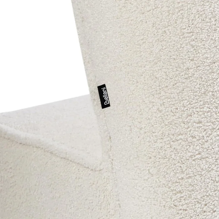 Sessel ALVEN Bouclé Cremeweiß – Bild 8