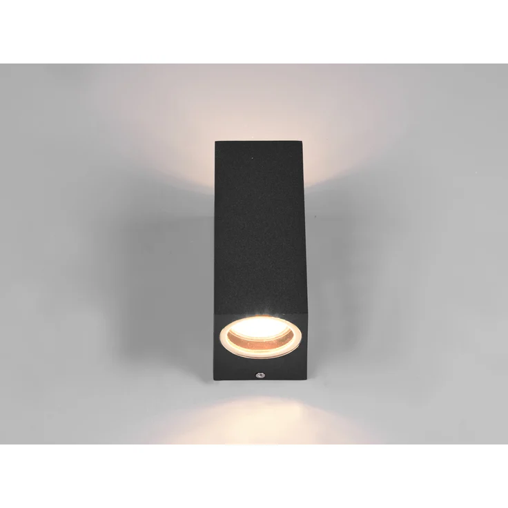 Trio Leuchten Außen-Wandleuchte Roya GU10 anthrazit Up- & Downlight – Bild 9