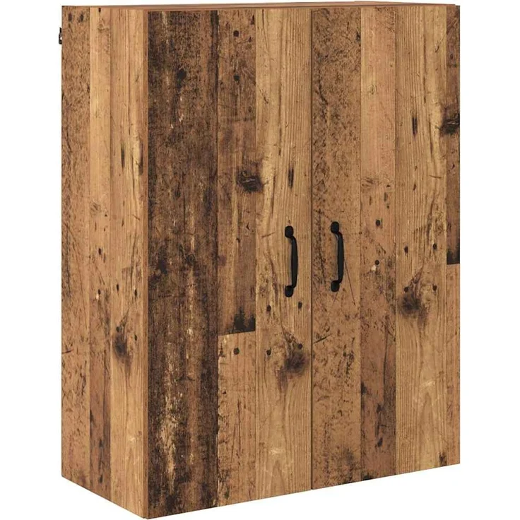 vidaXL Highboard Wandmontiert Altholz 69,5 x 34 x 180 cm Holzwerkstoff 3415628 – Bild 6