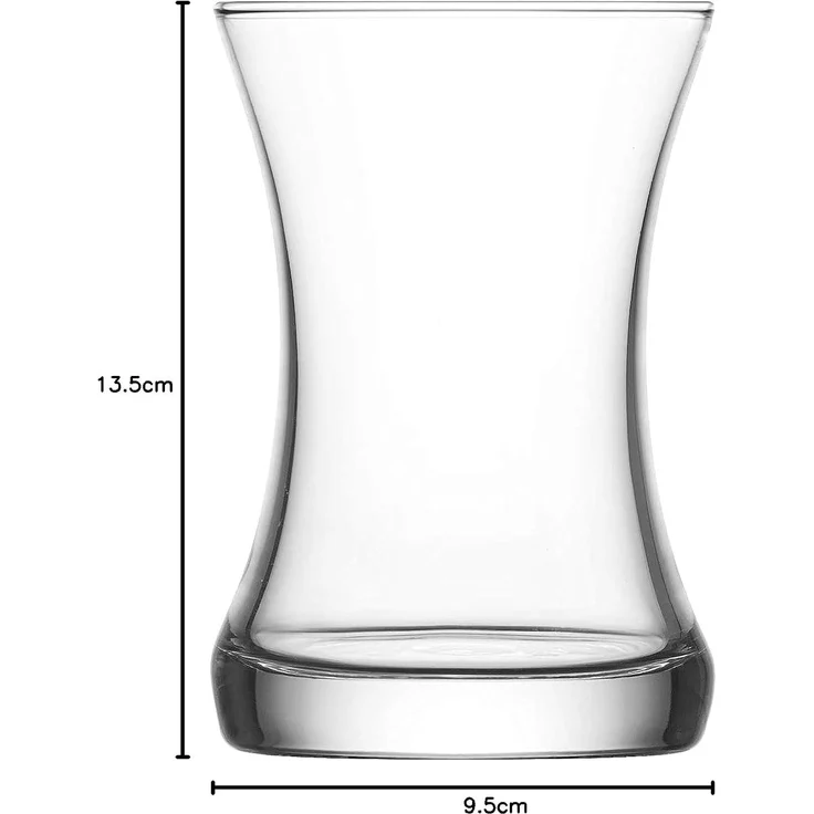 LAV Zen Teegläser aus Borosilikatglas - 6er Set, 155 ml, transparent – Bild 5