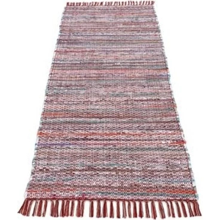 carpetfine Teppich Kelim Chindi, Wendeteppich, rechteckig, Höhe: 6 mm, handgewebt, Fleckerlteppich mit Fransen, auch vielen in Läufergrößen – Bild 6