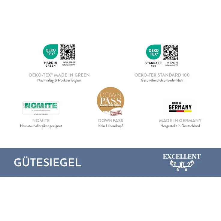 Excellent Kopfkissen Venedig, Kuschel- oder Kopfkissen 1-tlg. oder 2 -tlg, Füllung: 85% Federn / 15% Daunen, Bezug: Köper-Inlet, 100% Baumwolle, Rückenschläfer, Seitenschläfer, Spar-Set, 2 Kopfkissen, Deko- oder Kopfkissen in vielen Größen – Bild 2