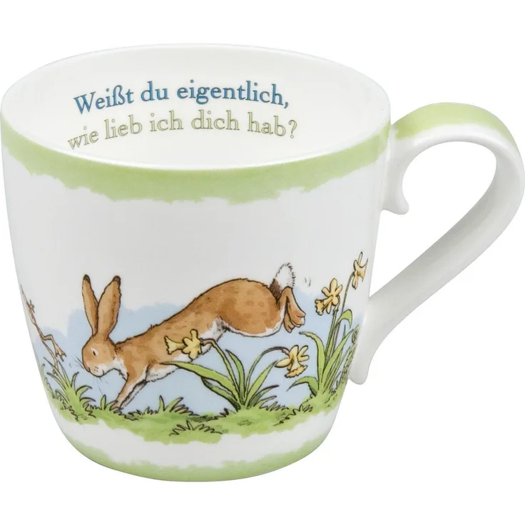 KÖNITZ 1120571531 Becher Weißt du eigentlich. 450 ml 4 Jahreszeiten - FRÜHLING, Bone China