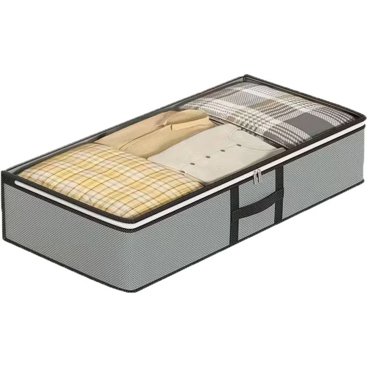 Diwzbyn Aufbewahrungsbox Bettdecken-Aufbewahrungstasche, staubdichte Aufbewahrungsbox, Aufbewahrungsbox aus Vliesstoff, Unterbett-Aufbewahrungstasche – Bild 1