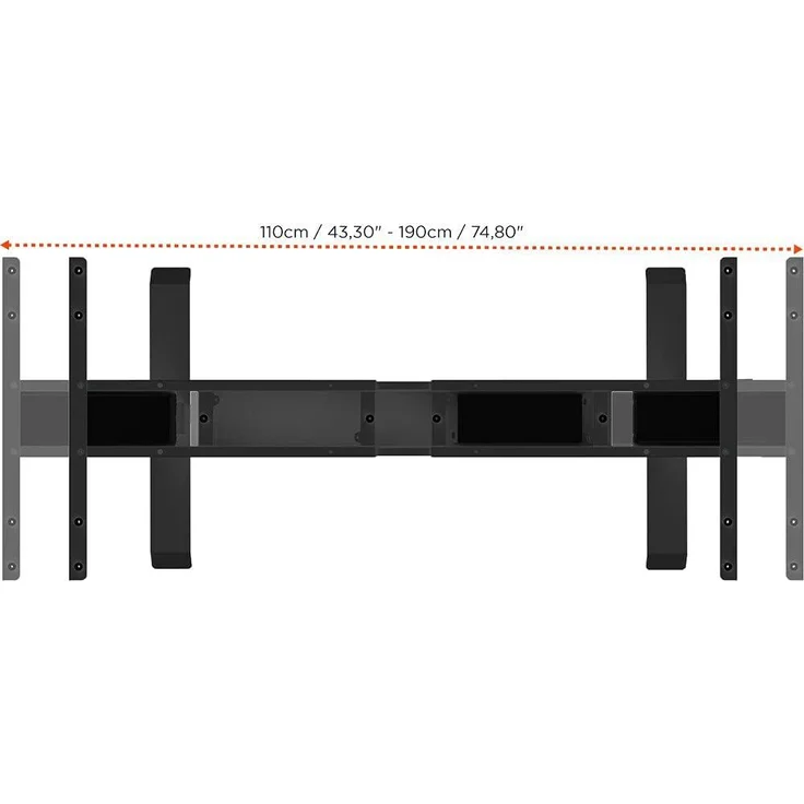 celexon elektrisch höhenverstellbarer Schreibtisch Professional eAdjust-58123 - schwarz – Bild 5