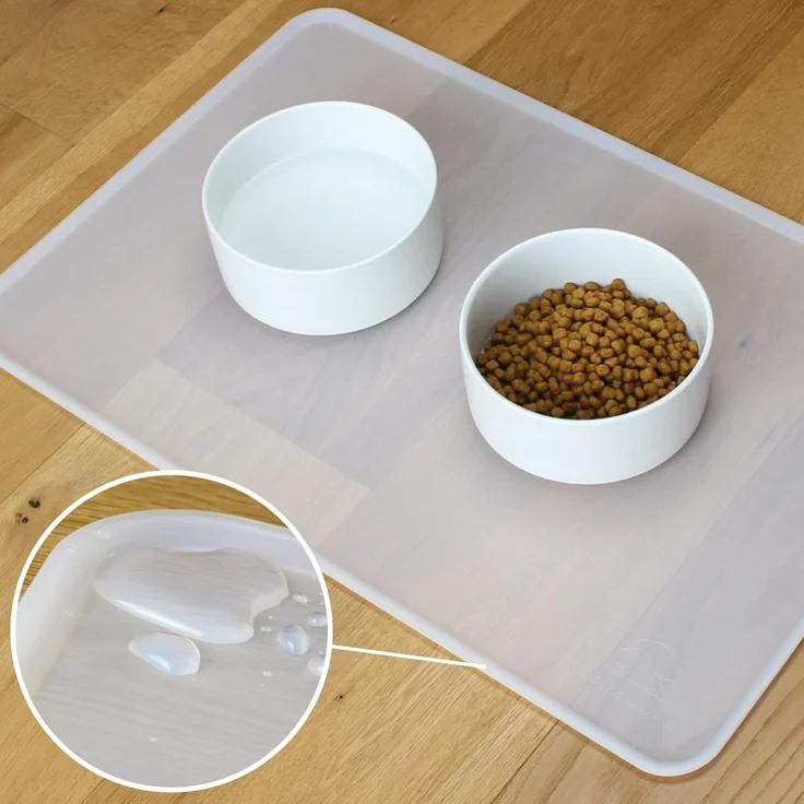KaraLuna© Basic Unterlage rutschfest, Silikon transparent, 60x40 cm – Bild 1