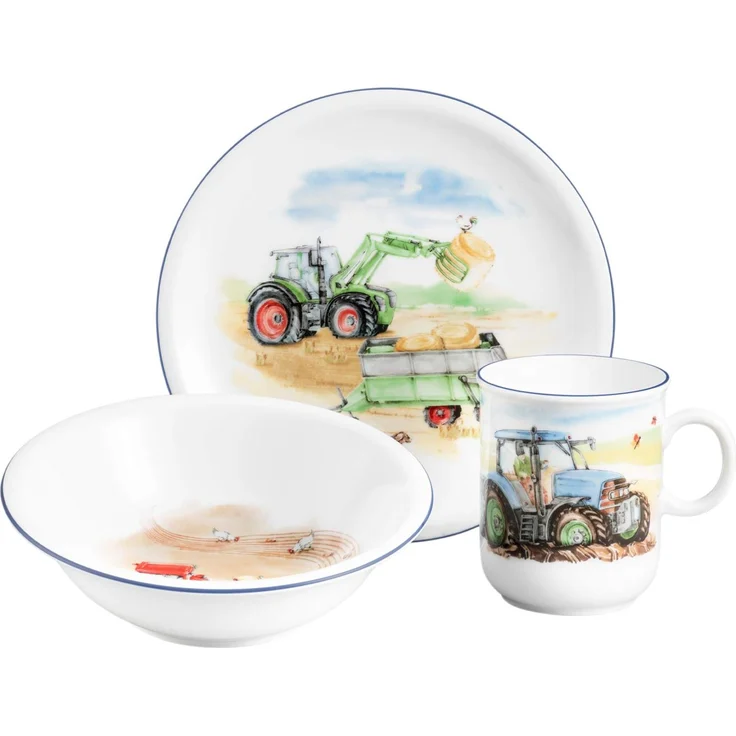 Seltmann Weiden Compact Kindergeschirr Set 3-teilig - Mein Traktor – Bild 1