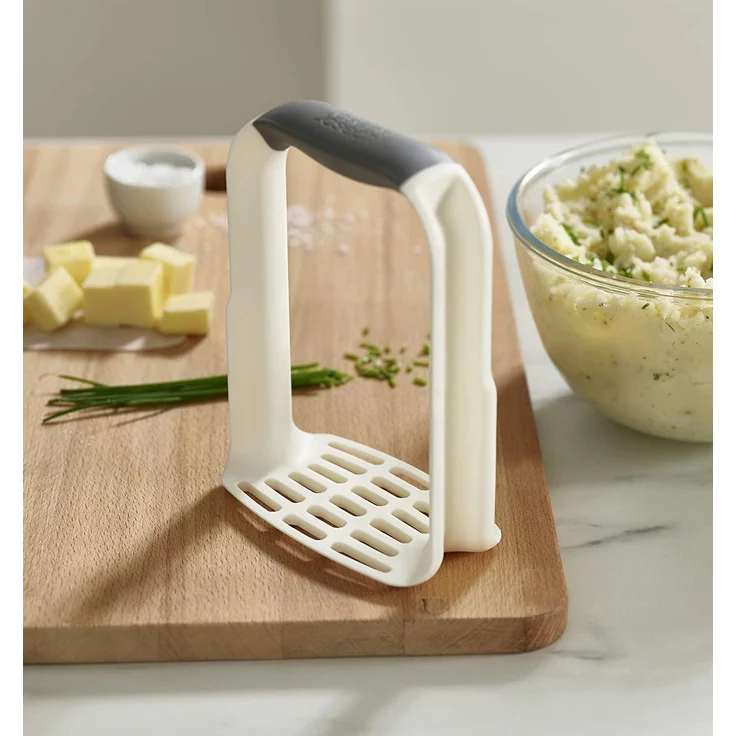 JosephJoseph Easy-Mash Ergonomischer Kartoffelstampfer Weiß – Bild 6