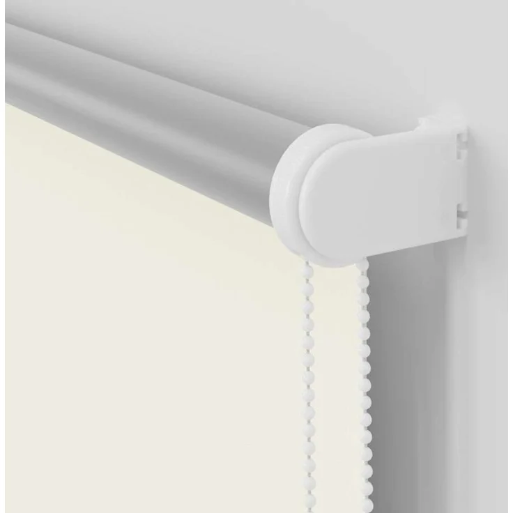 vidaXL Verdunkelungsrollo Cremeweiß 135x130cm Stoffbreite 131,6cm 4011629 – Bild 10
