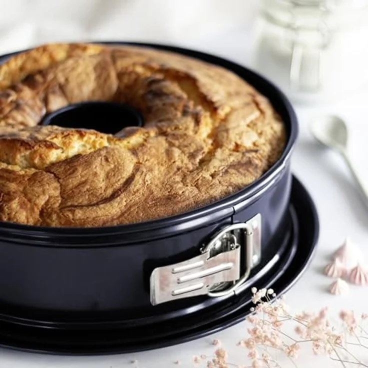 Städter We love baking Serie Springform EMAILLE ø 26 cm / H 7 cm Schwarz mit Flach-, Rohrboden – Bild 5