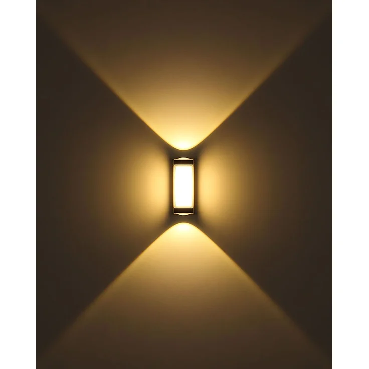 LED Wandleuchte, Außenleuchte, Aluminium, Anthrazit – Bild 6