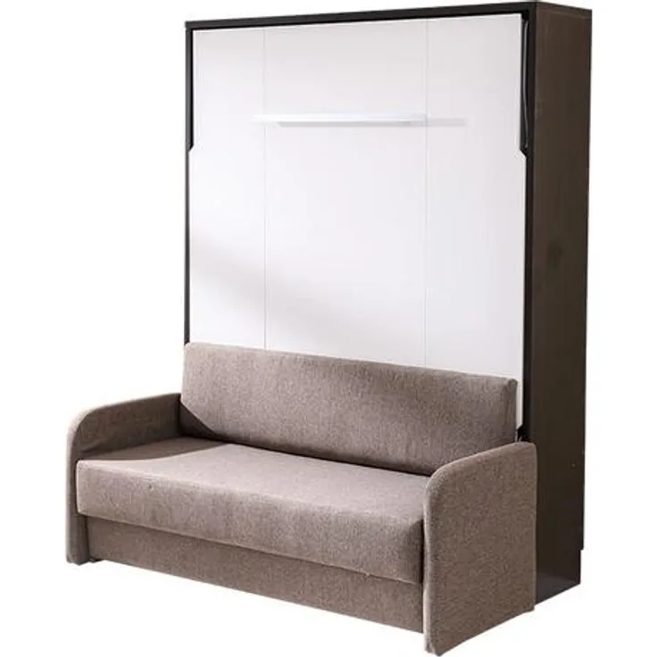 Schrank Bett mit Sofa Polster Wand Schränke Schlaf Bett klapp Möbel + Couch Neu