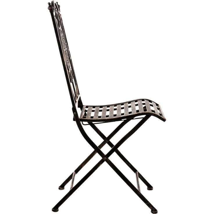 CLP 2er Set Gartenstühle Sibell,bronze – Bild 5