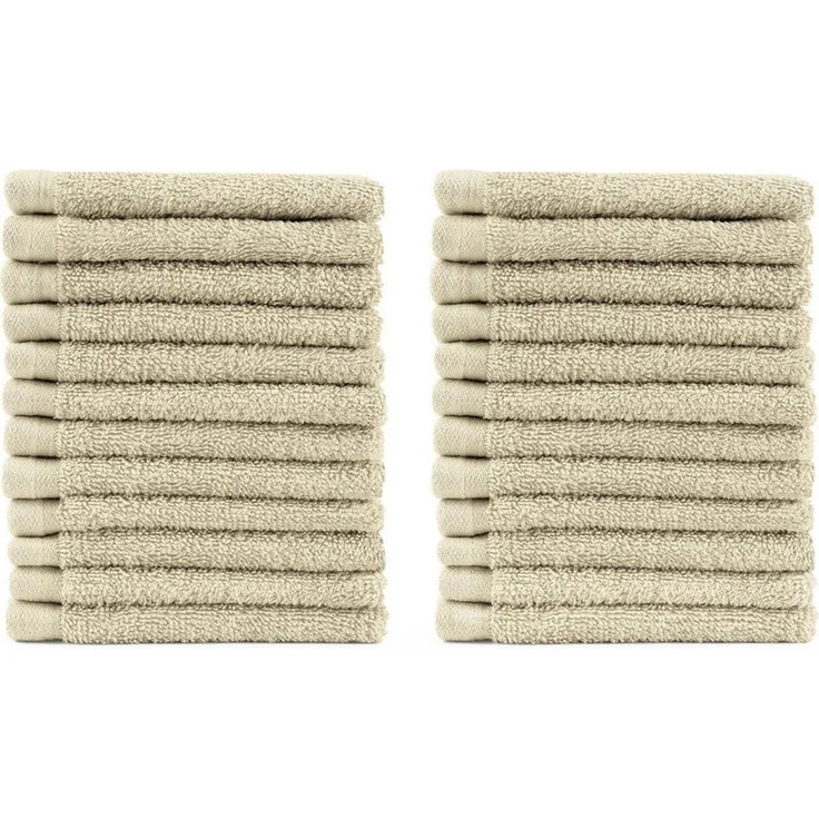 Blumtal Gästehandtücher 30x30cm - weich und saugstark, Frottee (24-St), 12er und 24er Set, 100% Baumwolle – Bild 1