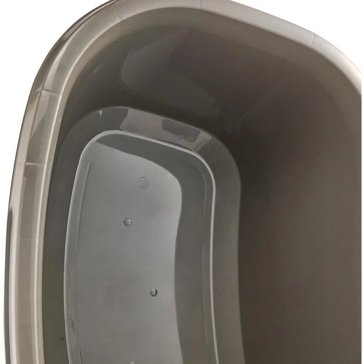 keeeper Wäschewanne ''tilda eco'', Breite: 575 mm, grau Farbe: eco-grey, aus 100% Recyclingkunststoff, - 1 Stück (1009213800000) – Bild 8