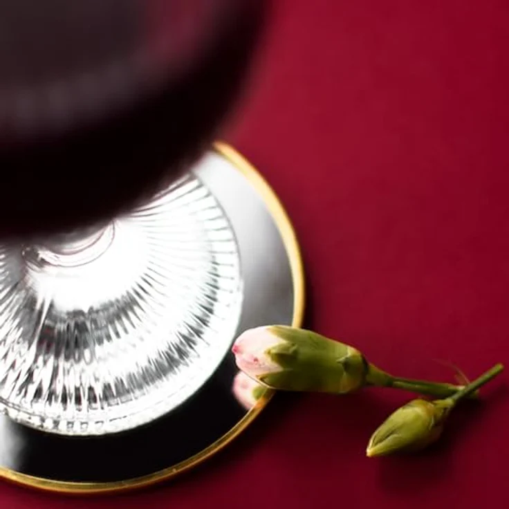 6 gerillte Weingläser aus Glas 370 ml Weinglas Set für Rotwein und Weißwein elegantes Design spülmaschinengeeignet – Bild 6