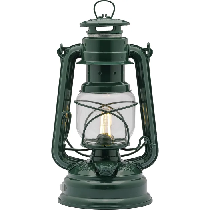 Feuerhand LED Laterne Baby Special 276 Moss Green Dimmbar