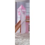 Turm für Etagenbett und Hochbett Rosa/Weiß