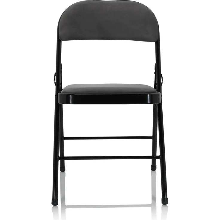 hjh OFFICE Besucherstuhl Konferenzstuhl TUDELA I Stoff Dunkelgrau